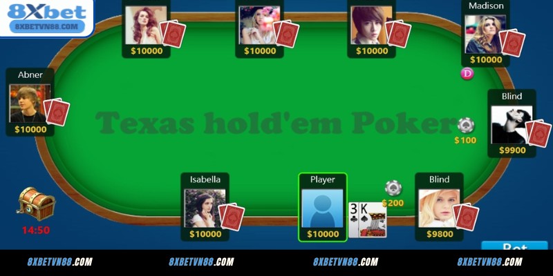 Luật chơi Poker tại 8XBET